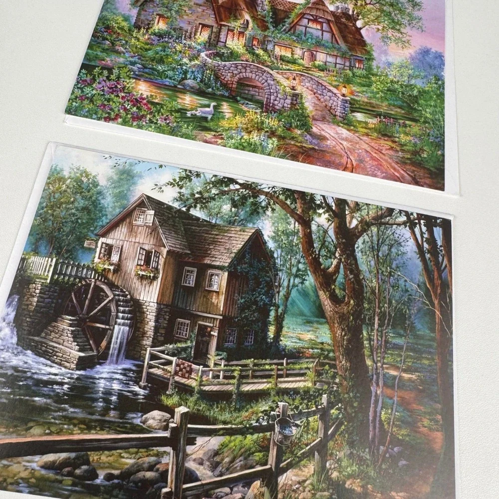 Sandra Bergeron Midsummer Lights Greeting‎ Card Set Jenny's Mill Heritage House